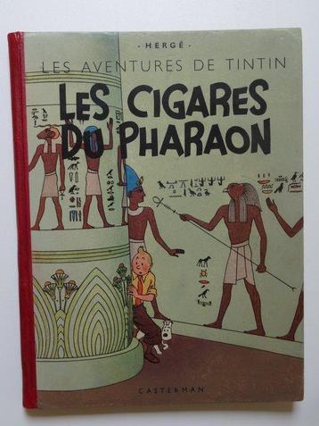 Tintin T4 - Les Cigares du Pharaon NB (A18) - Grande Image -