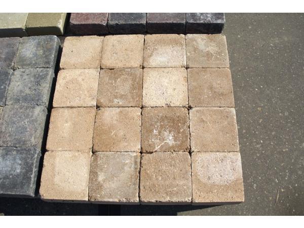 Veiling - 56 M2 Betonsteen Latte 15x15x6 Cm, Jardin & Terrasse, Pavé & Dalles