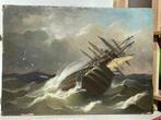 Herman Henry Op Der Heyde (1874-1949) - Temptuous voyage, Antiek en Kunst, Kunst | Schilderijen | Klassiek