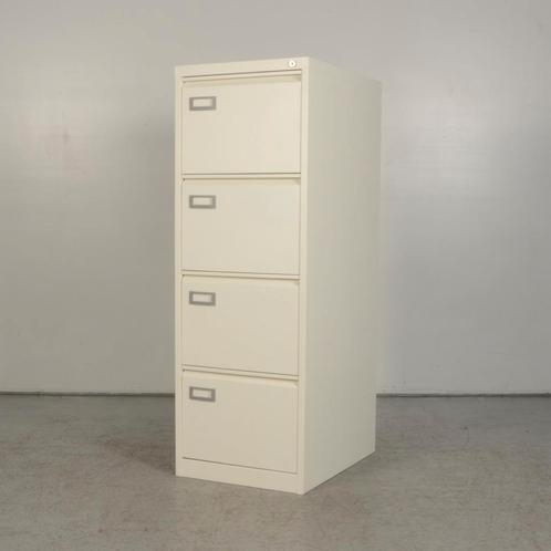 Dossierkast Officenow - Wit - 32,5 x 46,5 cm - 4 laden, Huis en Inrichting, Kasten | Roldeurkasten en Archiefkasten, Gebruikt