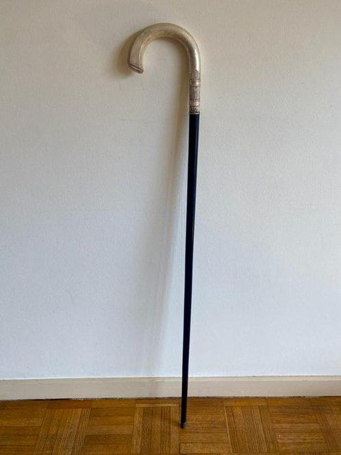 Wandelstok - Ebbenhout, Antiek en Kunst, Kunst | Designobjecten