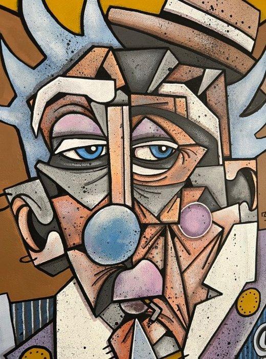 Aket Kubic (1989) - Désenchanté, Antiek en Kunst, Kunst | Schilderijen | Modern