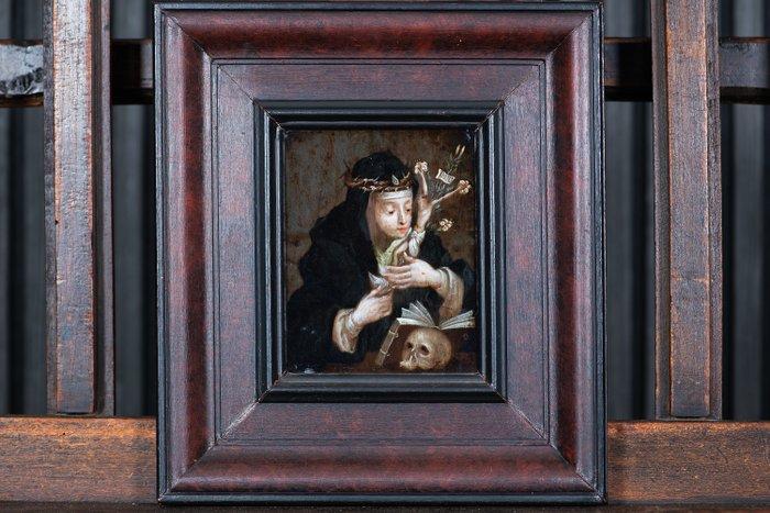 Francesco Vanni (1563-1610), Kring van - St. Catharina van, Antiek en Kunst, Kunst | Schilderijen | Klassiek