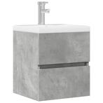 vidaXL Wastafelkast 41x38,5x45 cm spaanplaat betongrijs, Huis en Inrichting, Verzenden, Nieuw