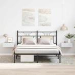 vidaXL Nachtkastjes 2 st zwevend 40x30x15 cm bewerkt hout, Huis en Inrichting, Slaapkamer | Nachtkastjes, Verzenden, Nieuw