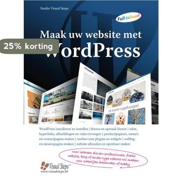 Maak uw website met WordPress 9789059054837, Verzenden, Studio Visual Steps