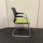 Complete set 4x Sedus vergaderstoelen, sledestoelen, groene