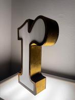 Letter in metaal - Lichtbord - Messing, Plastic