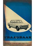 1963-1964 SIMCA 1300 | 1500 VRAAGBAAK NEDERLANDS