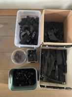 Lego Pièces - Heel veel kleine en grote zwarte lego blokjes, Nieuw
