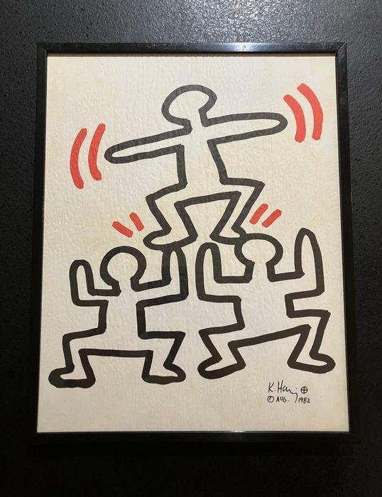 Keith Haring (1958-1990) - Bayer Suite, Sali-Adalat serie, Antiek en Kunst, Kunst | Designobjecten