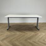 verstelbaar bureau 180x90 cm, wit - grijs, Maison & Meubles, Bureaux, Bureau
