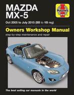 Mazda MX-5, oct 2005 to july 2015, owners workshop manual, Hynes, Verzenden