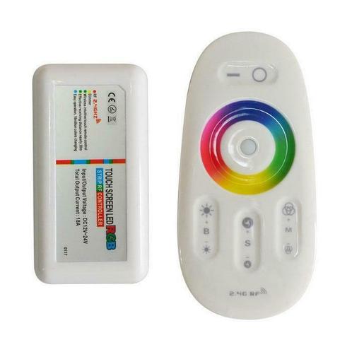 RGB RF touch afstandsbediening met knoppen voor led strip, Maison & Meubles, Lampes | Autre, Enlèvement ou Envoi