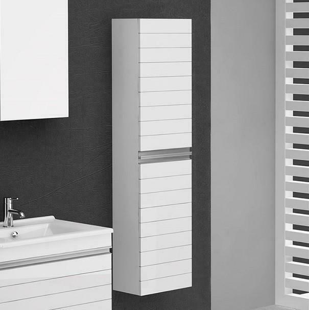 ARTES Zijkast Hoogglans wit / Kolom kast, Huis en Inrichting, Badkamer | Badkamermeubels, Ophalen of Verzenden