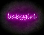 BABYGIRL neon sign - LED neon reclame bord neon letters v..., Articles professionnels, Horeca | Autre, Verzenden