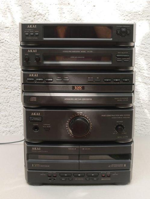 Akai - TP-570+AX-570+CD-670+Lecteur à double, Audio, Tv en Foto, Radio's