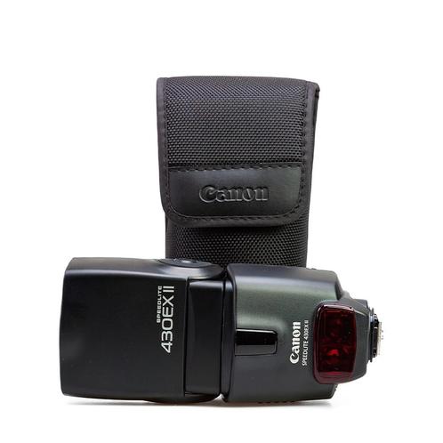 Canon Speedlite 430EX II met garantie, Audio, Tv en Foto, Foto | Flitsers, Gebruikt, Canon, Kantelbaar, Verzenden