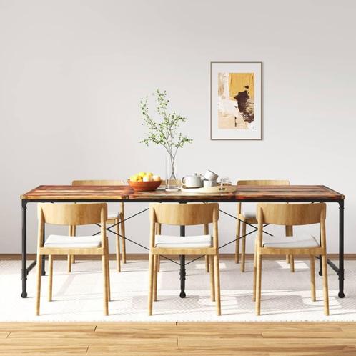 vidaXL Table à manger Bois de récupération massif 240 cm, Maison & Meubles, Tables | Tables à manger, Neuf, Envoi