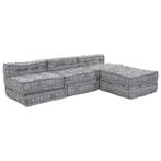 vidaXL Kussen 4 pcs Lichtgrijs 70 x 70 x 54 cm Polyester, Huis en Inrichting, Woonaccessoires | Kussens, Verzenden, Nieuw