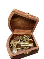 Sextant - Laiton, Bois - with Luxury Box