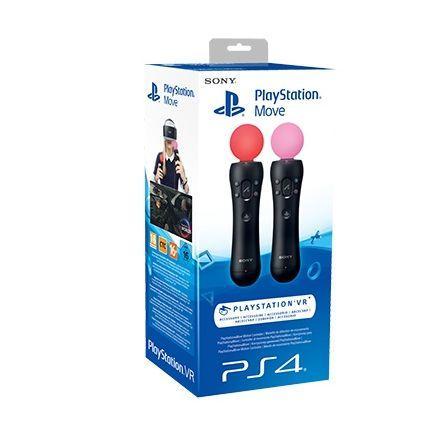 Sony PS Move Twin Pack-Zwart (PlayStation 4) Gebruikt, Games en Spelcomputers, Games | Sony PlayStation 4, Ophalen of Verzenden
