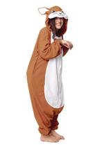 Onesie Bruin Konijn Pak L-XL Konijnenpak Kostuum Haas Paasha, Ophalen of Verzenden