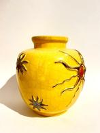 Émaux de Longwy - Vase - Vase boule Longwy – Décor soleils, Antiquités & Art