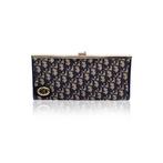 Christian Dior - Vintage Blue Oblique Monogram Canvas Clutch