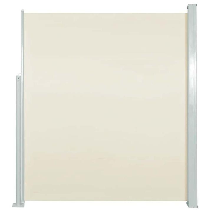 Windscherm uittrekbaar 160x500cm Creme | Retour Deal | 59..., Tuin en Terras, Zonneschermen, 450 cm of meer, Nieuw, Screen, 150 tot 300 cm