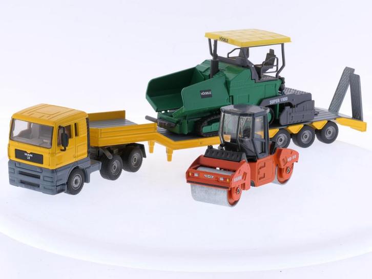 Schaal 1:55 Siku 1304 en 3519 set van 2 wegwerkzaamheden..., Hobby en Vrije tijd, Modelauto's | Overige schalen, Gebruikt, Ophalen of Verzenden