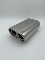 RVS rechthoek uitlaat sierstuk 13 X 7,5 cm, Auto-onderdelen, Ophalen of Verzenden, Nieuw