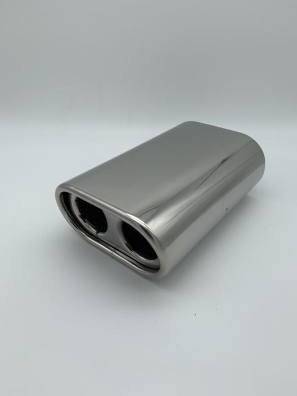 RVS rechthoek uitlaat sierstuk 13 X 7,5 cm, Auto-onderdelen, Uitlaatsystemen, Nieuw, Ophalen of Verzenden