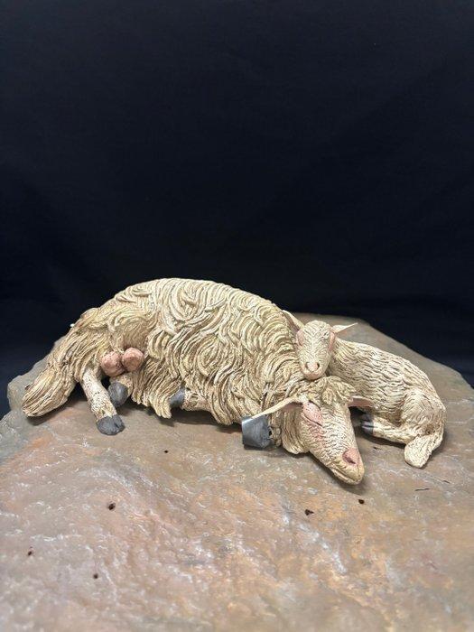 Figuur - PECORE PRESEPE NAPOLETANO (2) - Aardewerk, Antiek en Kunst, Kunst | Niet-Westerse kunst