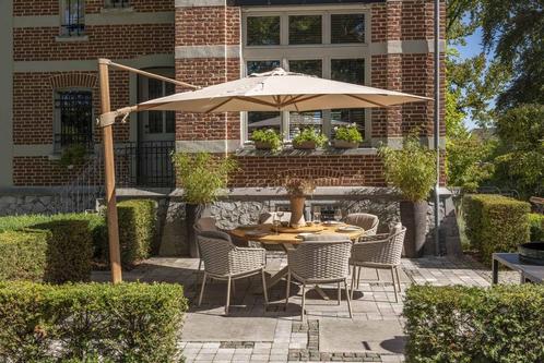 4 Seasons Outdoor Eros tuinset met Prado teak tafel blad Ø, Tuin en Terras, Tuinsets en Loungesets