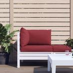 vidaXL Palletkussens 3 st oxford stof wijnrood, Huis en Inrichting, Woonaccessoires | Kussens, Verzenden, Nieuw