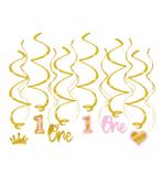 1 Jaar Hangdecoratie Meisje 70cm, Verzenden, Nieuw