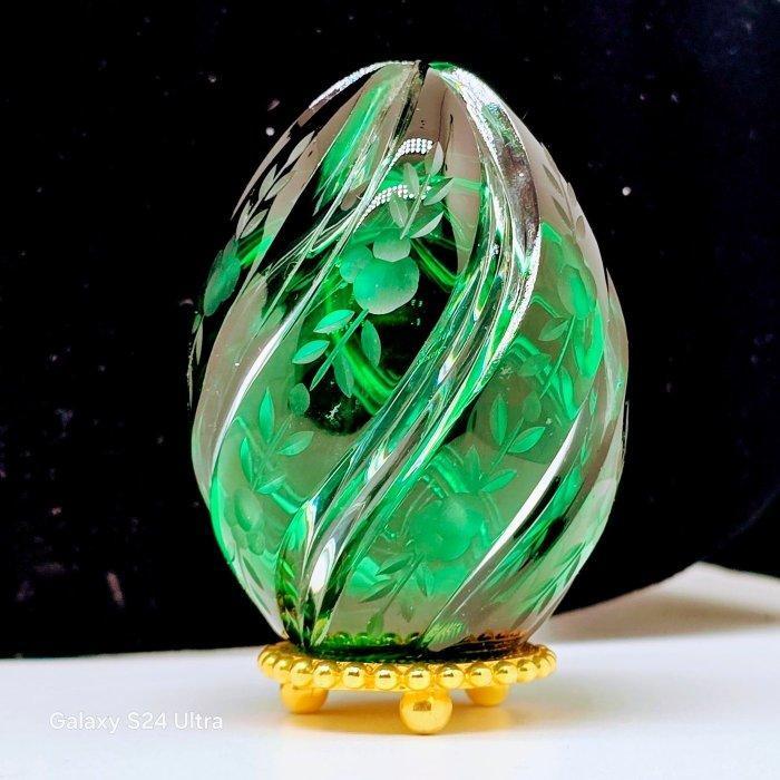 Faberge egg Ei - Fabergé - 22k gilded Romanov extremely rare, Antiek en Kunst, Curiosa en Brocante