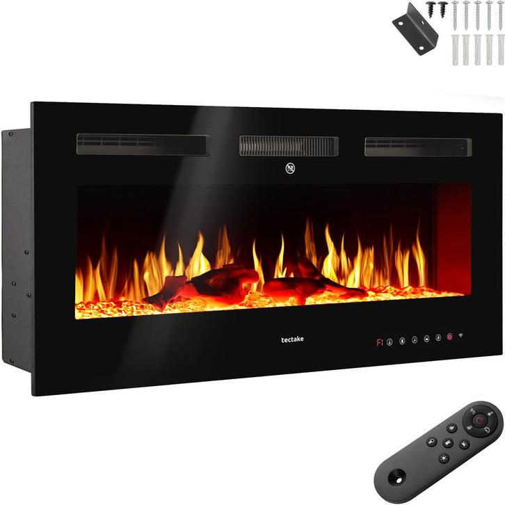 tectake Elektrische wandhaard - 127 x 12 x 43 cm, Autos : Divers, Voitures de course