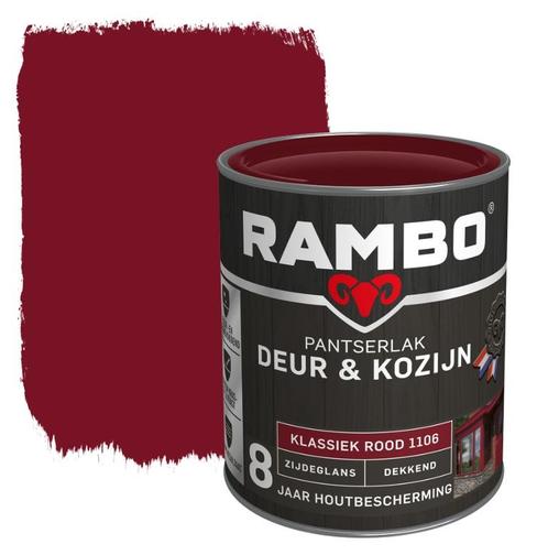 Rambo Pantserlak Deur en Kozijn Klassiek Rood 2.25L, Doe-het-zelf en Bouw, Verf, Beits en Lak, Nieuw, Verzenden
