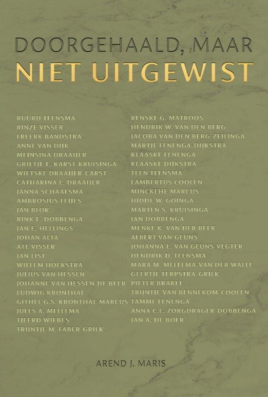 Doorgehaald, maar niet uitgewist 9789491536816 Arend Maris, Boeken, Oorlog en Militair, Zo goed als nieuw, Verzenden