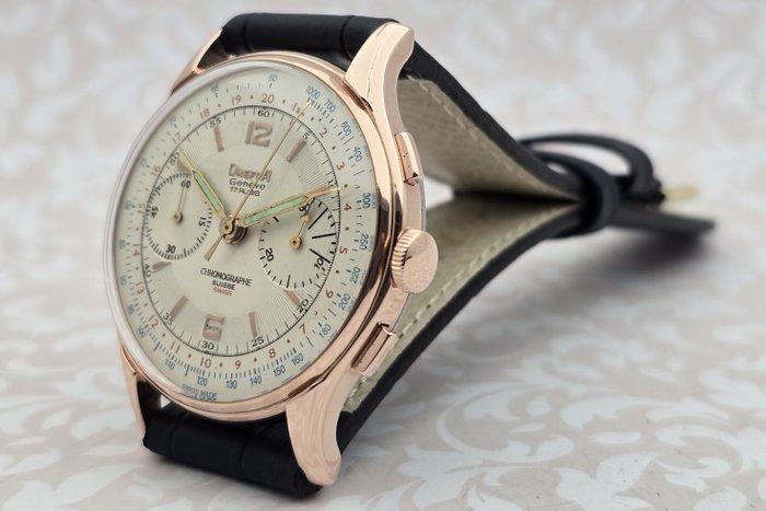 Chronographe Suisse - Dreffa - Cal. Landeron 55 - Zonder, Handtassen en Accessoires, Horloges | Heren