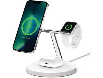 Belkin Boost Charge Pro - MagSafe 3-in-1 Wireless Charger -, Verzenden