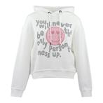 Frogbox • witte hoodie smile • 36, Kleding | Dames, Verzenden, Nieuw