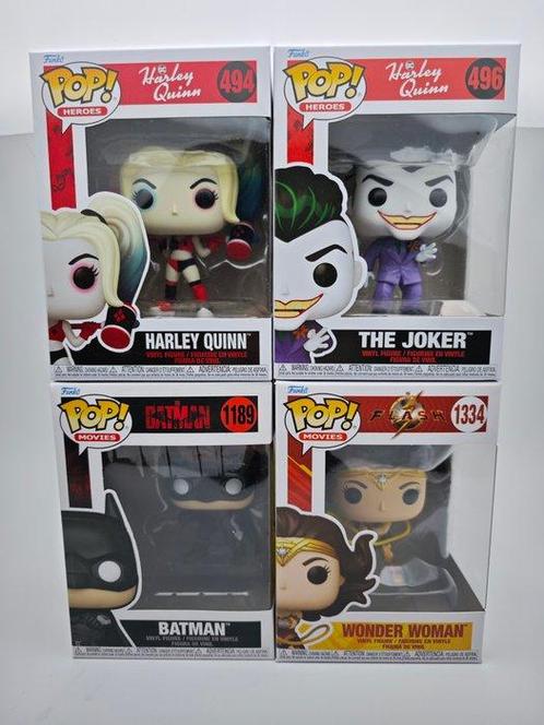 Funko  - Funko Pop 4 Funko Pop Movies Figures - 2020+ -, Antiek en Kunst, Antiek | Speelgoed