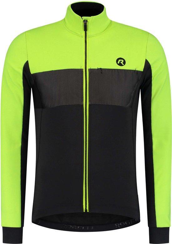 Rogelli Attq Fietsjack Winter - Heren - Zwart, Fluor-Geel..., Kleding | Heren, Jassen | Winter, Nieuw, Verzenden