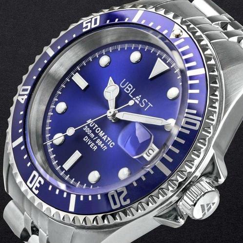 Ublast - Diver 30 ATM - Zonder Minimumprijs - UB3D4411BU -, Handtassen en Accessoires, Horloges | Heren