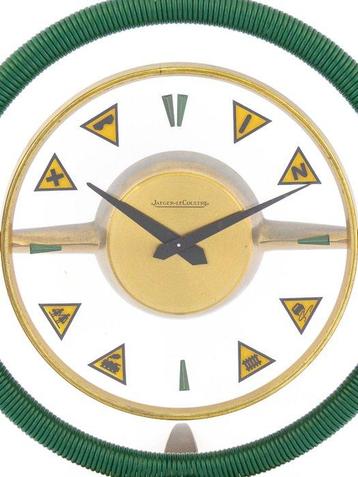 Tafelklok - Jaeger-LeCoultre - verguld messing - 1950-1960, Antiek en Kunst