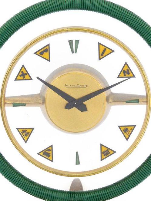 Tafelklok - Jaeger-LeCoultre - verguld messing - 1950-1960, Antiek en Kunst, Antiek | Klokken
