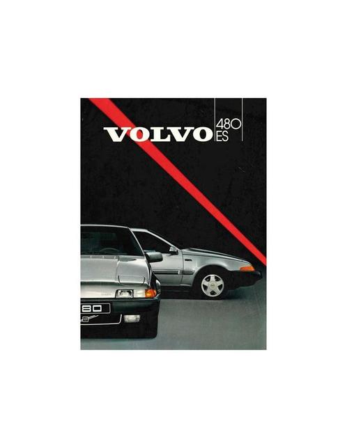 1986 VOLVO 480 BROCHURE NEDERLANDS, Boeken, Auto's | Folders en Tijdschriften
